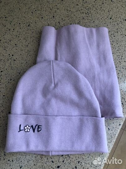 Шапка и снуд для девочки