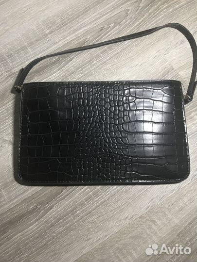Сумка клатч чёрный mng новый