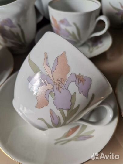 Чайный сервиз гдр. Винтаж