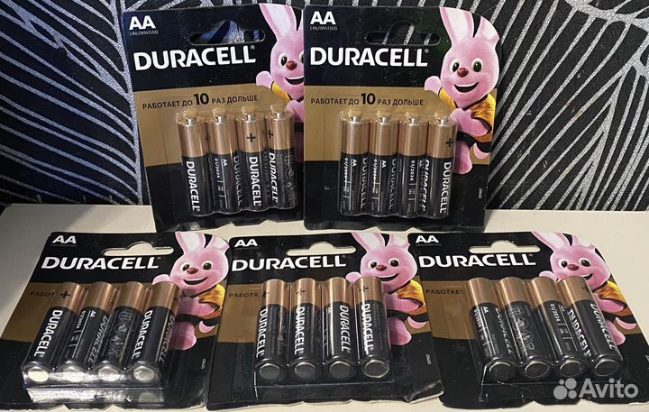 Батарейки Duracell AA Пальчиковые Panasonic AA