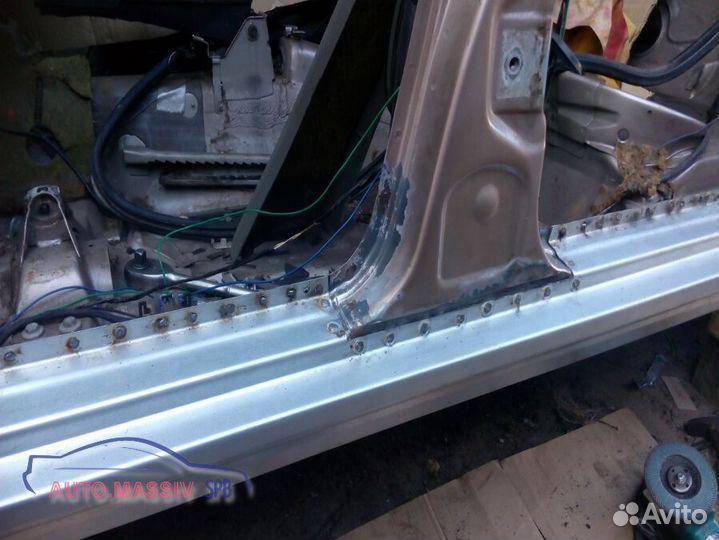 Ремонтные пороги Mercedes CLK-класс W209 дорест