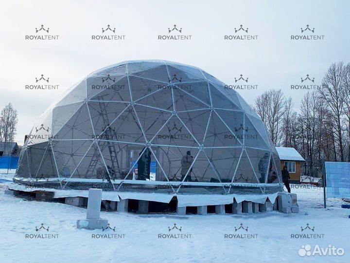 Шатер купольный на 100 человек под ключ