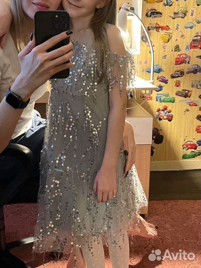 Платье для девочки нарядное 128