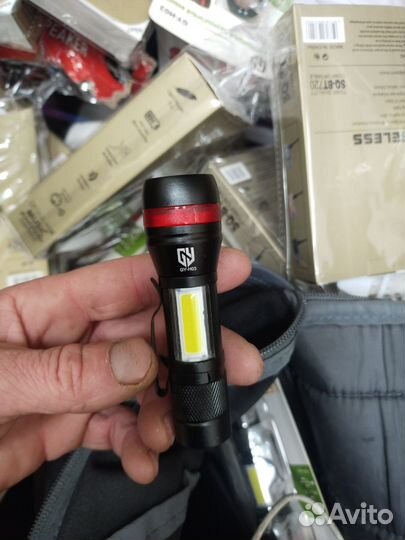 Фонарик usb светодиодный аккумуляторный