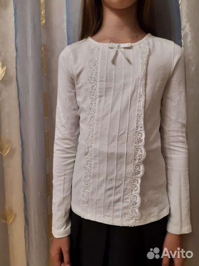 Блузка школьная 140 146