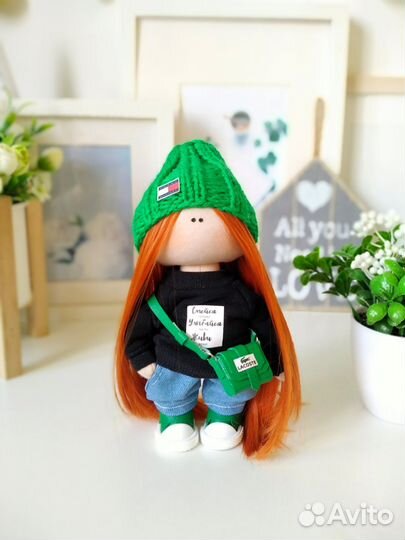 Интерьерная кукла ручной работы