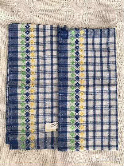 Вафельные льняные полотенца салфетки кухонные