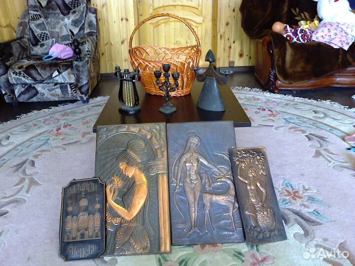 Картины чеканные СССР