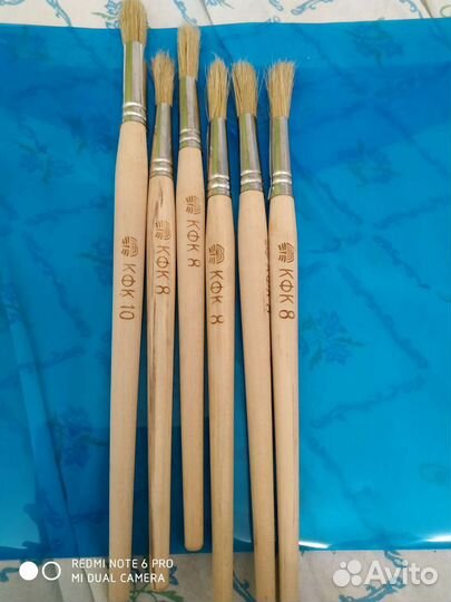 Кисти художественные белка, щетина
