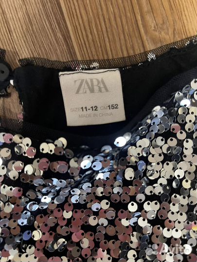 Платье zara на девочку рост 152