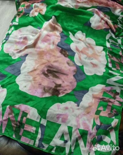 Палантин шелковый 175х65 италия