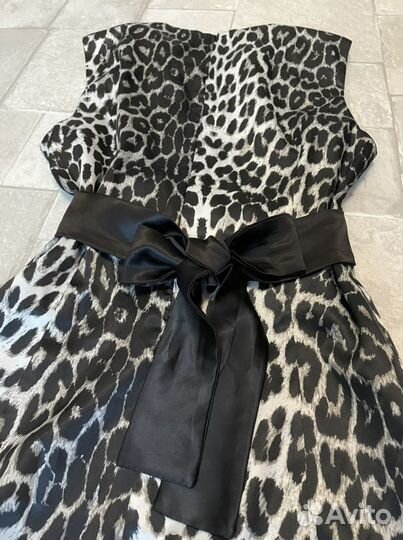 Платье вечернее леопард коктейльное платье