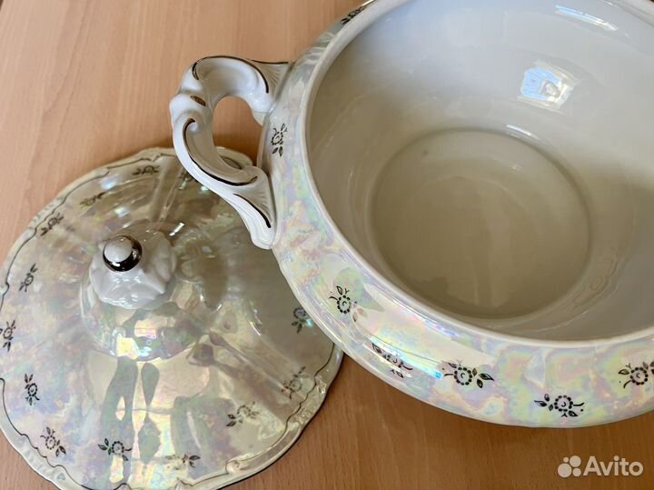 Фарфоровая супница ГДР weimar