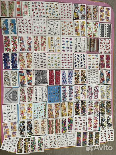 Наклейки для ногтей