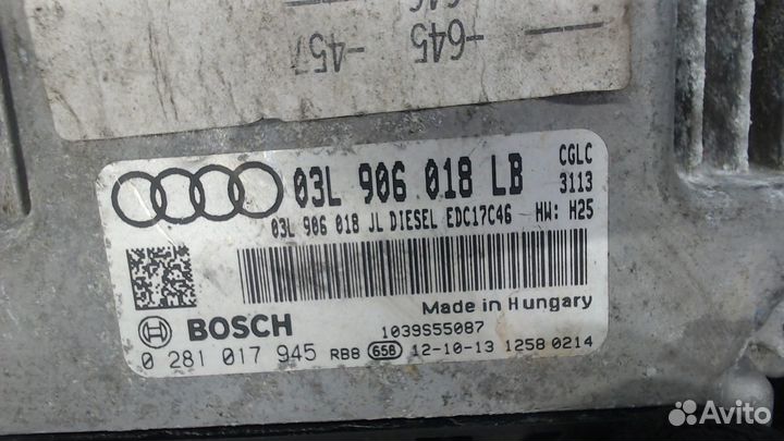 Блок управления двигателем Audi A6 (C7), 2012