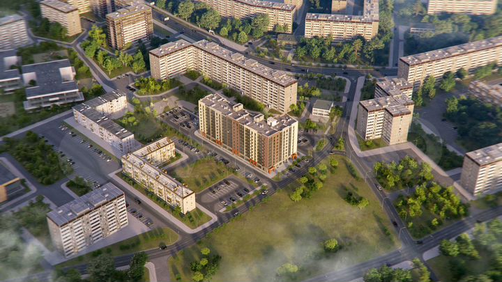 2-к. квартира, 65,3 м², 2/11 эт.