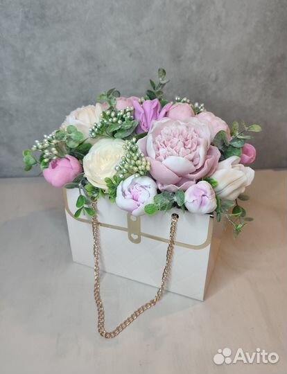 Букет из мыла