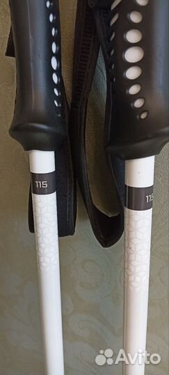 Палки для горных лыж 115 см