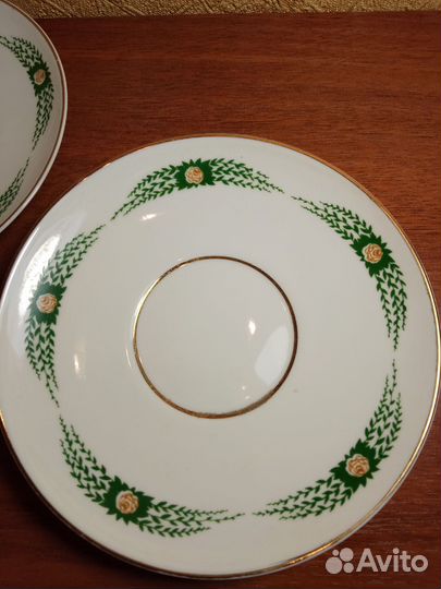 Кофейно-чайная пара лфз костяной фарфор