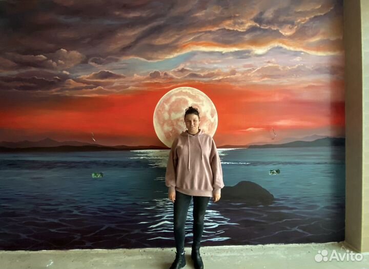 Роспись стен, Аэрография, Гиперреализм, Художник