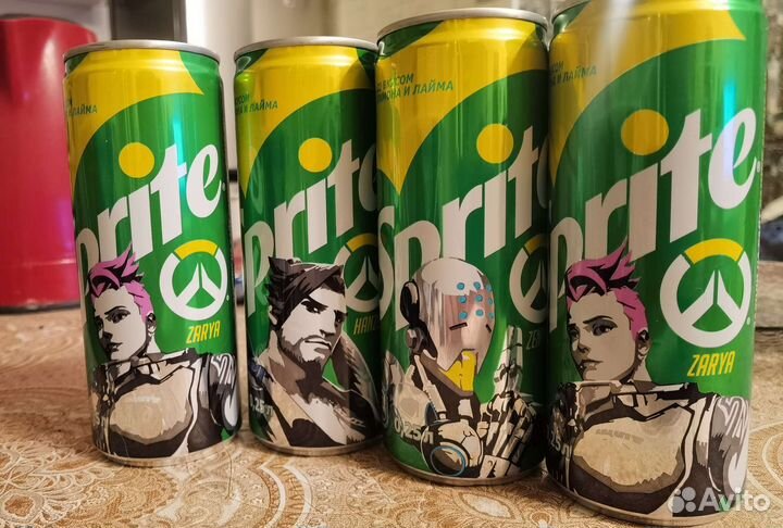 Sprite overwatch целый не вскрытый, вся коллекция