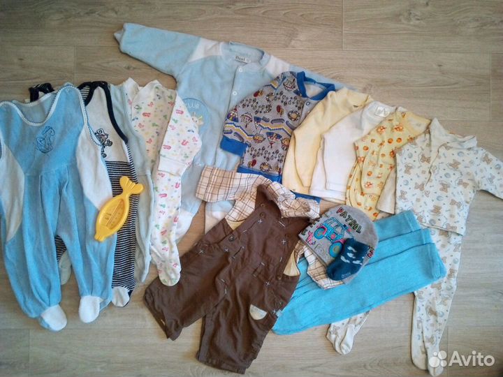 Вещи пакетом от 0 до 1 года