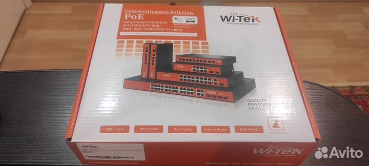 Poe коммутатор 4 порта. Новый