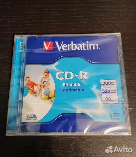 CD-R Verbatim 700mb printable jewel case