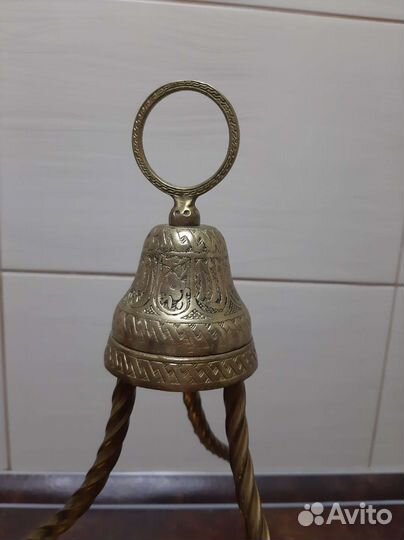 Поднос латунный