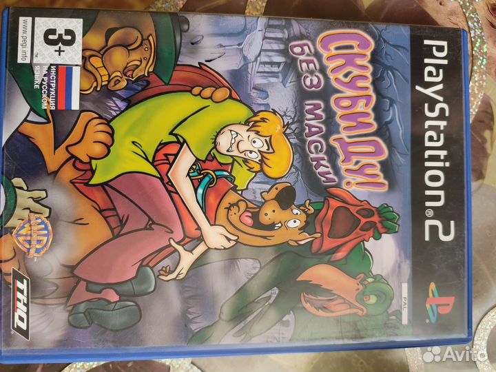 Игровой диск на ps2 Скуби-Ду без маски