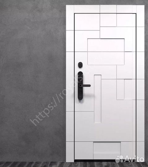 Современная входная дверь цвет на выбор