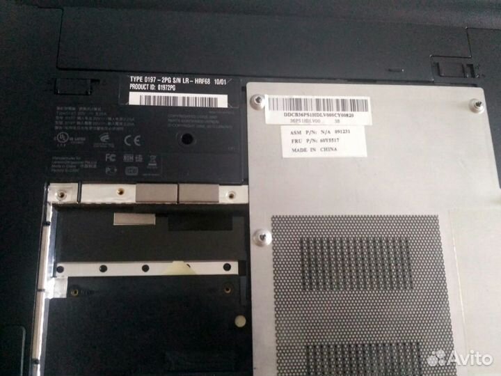 Lenovo ThinkPad Edge 13 01972PG запчасти разбор