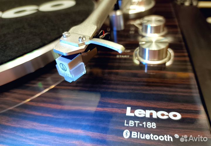 Виниловый проигрыватель Lenco LBT-188 walnut