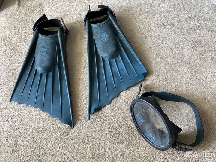 Ласты маска для дайвинга нептун СССР