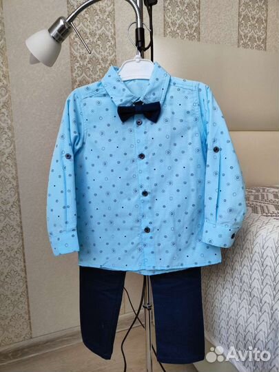 Костюм/комплект 98 р. Рубашка брюки бабочка