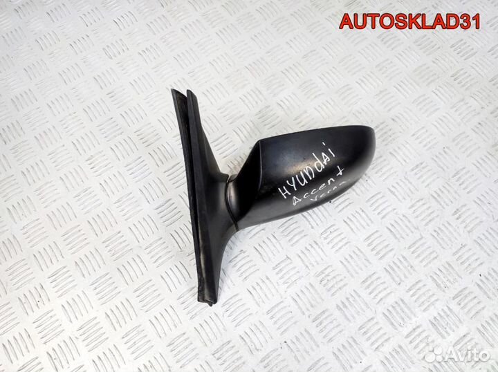 Зеркало левое электрическое Hyundai Verna Accent 3
