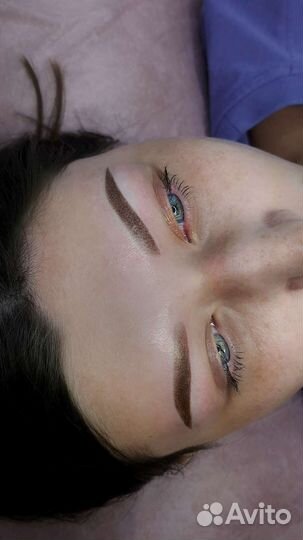 Татуаж. Пудровые брови. Микроблейдинг