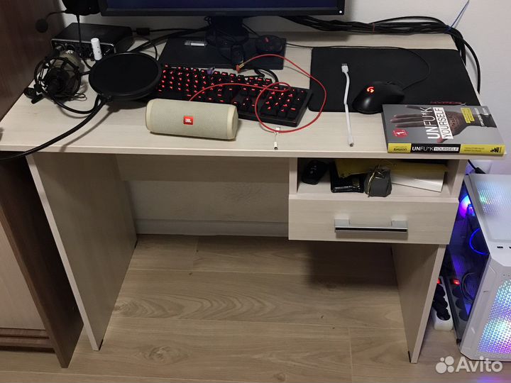 Компьютерный стол белый бу