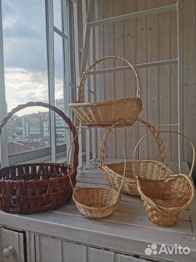 Корзины плетеные