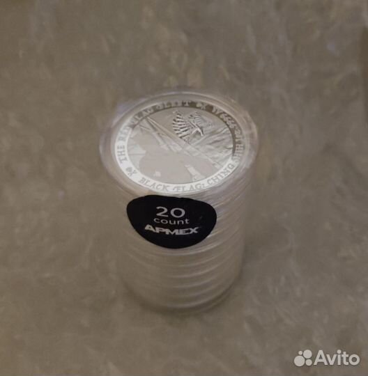 Тувалу 3-я монета серии Чёрный флаг Чинг Ши 2021