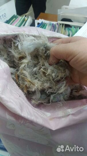 Подушка пух перо новая