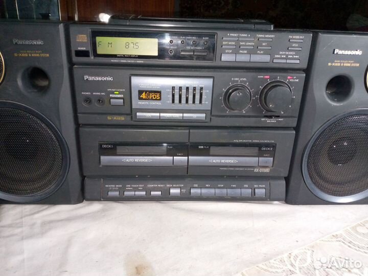 Кассетный магнитофон panasonic RX-DT680