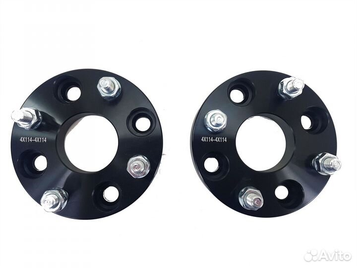 Проставки ступичные 25мм - 4x114 цо 60.1, M12x1.5