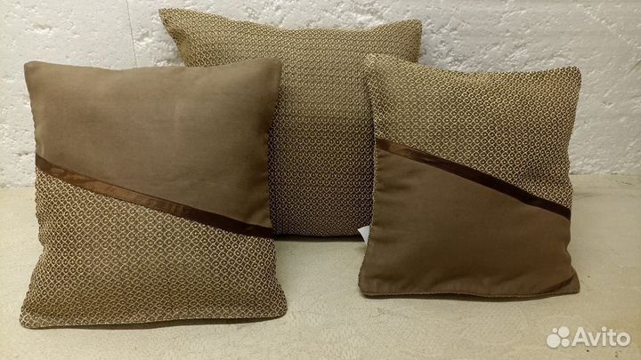 Декоративные подушки, комплект из 3 штук