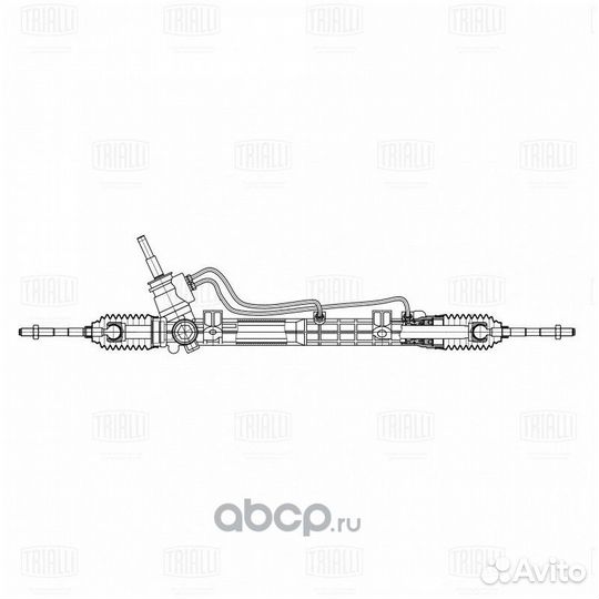Рулевая рейка для peugeot 1007 1 поколение, 2004