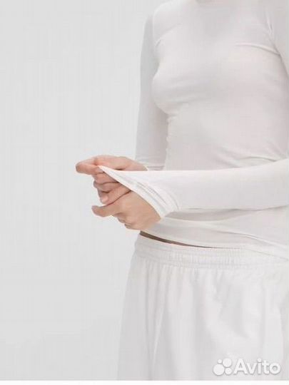 Лонгслив женский из вискозы новый белый,графит