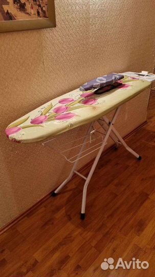 Гладильная доска 145х37 с розеткой