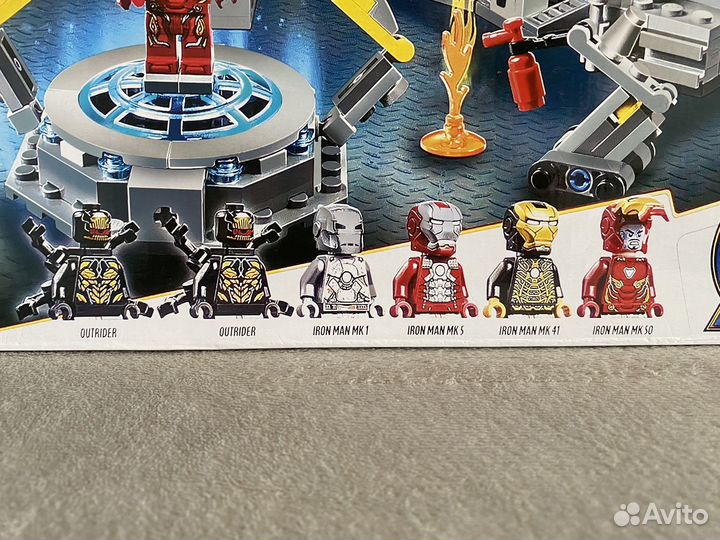 Lego лаборатория железного человека