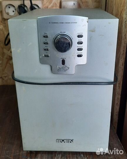 Сабвуфер усилитель проигрыватель плеер Sven HT-408