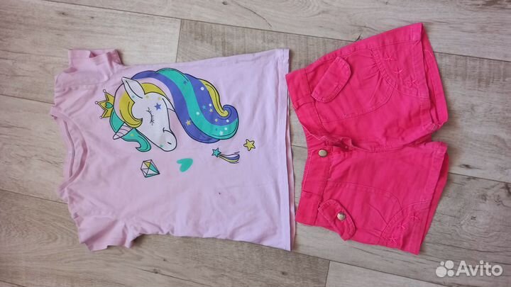 Вещи пакетом для девочки 134 140